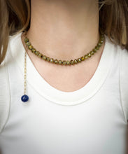 Load image into Gallery viewer, Anki Green Garnet Necklace