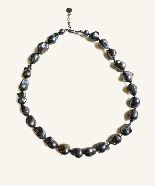 Artemisia Peacock Baroque Pearl Necklace