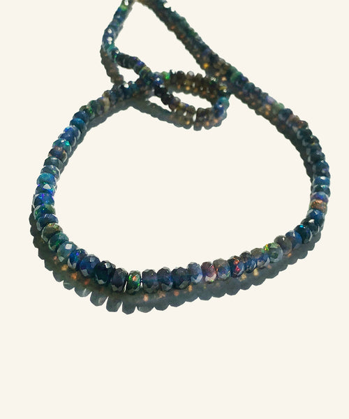 Luna Black Opal Necklace