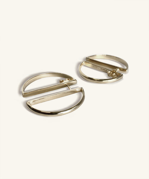Circolo Silver Earrings