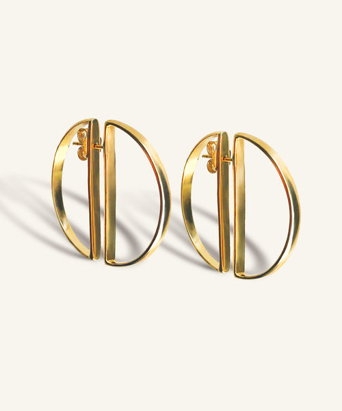 Circolo Gold Earrings