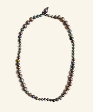 Load image into Gallery viewer, Lilith Dark Pearl Necklace