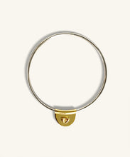 Load image into Gallery viewer, Citrine Mezza Luna Slider Bangle