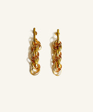 Load image into Gallery viewer, Catena Gold Chain Earrings
