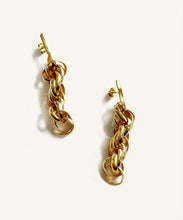 Load image into Gallery viewer, Catena Gold Chain Earrings