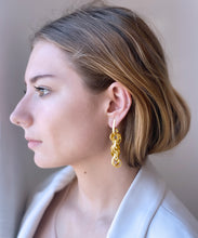 Load image into Gallery viewer, Catena Gold Chain Earrings