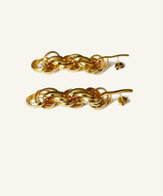 Load image into Gallery viewer, Catena Gold Chain Earrings