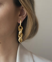 Load image into Gallery viewer, Catena Gold Chain Earrings