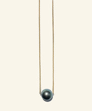 Load image into Gallery viewer, Tia Tahitian Pearl Chain Necklace