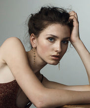 Load image into Gallery viewer, Align gold bauble earrings