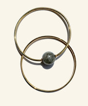 Load image into Gallery viewer, Grey Labradorite Arm ring
