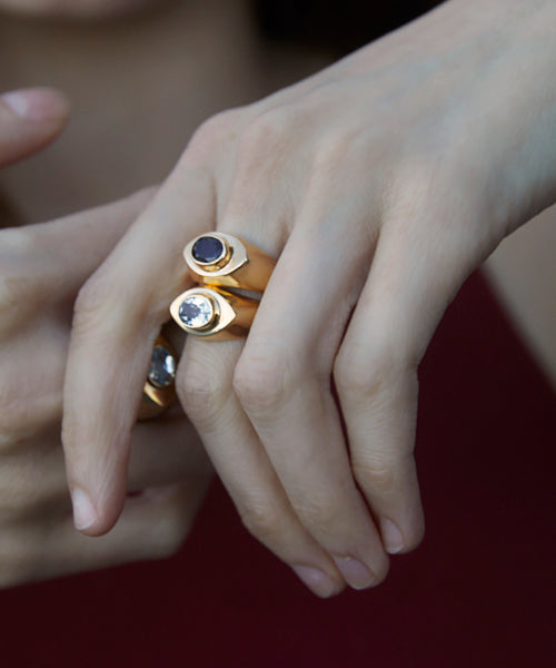 Ayna Smoky Quartz Ring