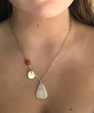 Load image into Gallery viewer, Silver  Bell Charm Necklace
