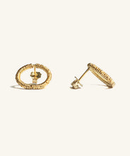 Load image into Gallery viewer, Eir Gold Loop earrings