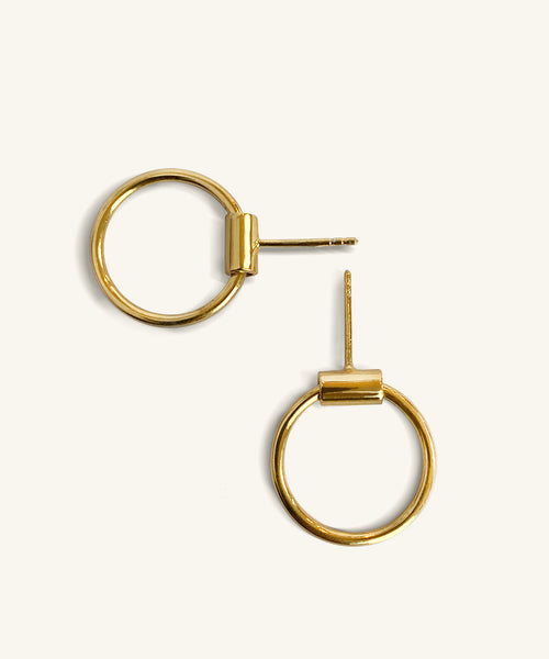 Cardea Grande Gold Earrings
