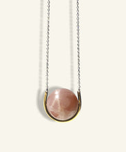 Load image into Gallery viewer, Peach Moonstone Necklace