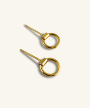 Load image into Gallery viewer, Cardea piccolo gold earrings