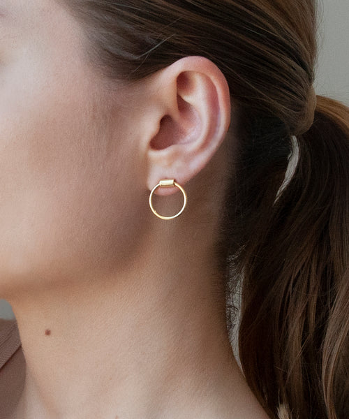 Cardea grande gold earrings