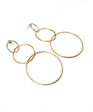Load image into Gallery viewer, Magician Triple Hoops