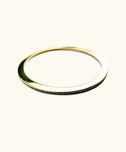 Load image into Gallery viewer, Boudicca edged gold bangle
