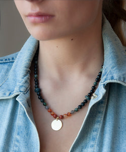 Opis knotted orb necklace