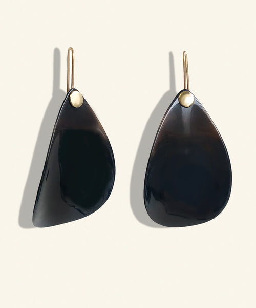 Vulcan Tears Onyx Earrings