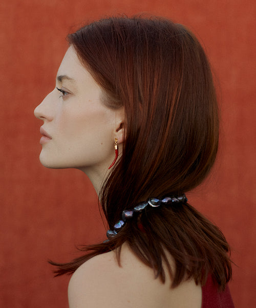 Artemisia Peacock Baroque Pearl Necklace