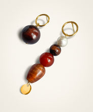 Load image into Gallery viewer, Into the fire asymmetric earrings