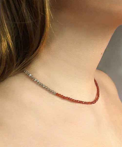 Blood and Sun Necklace