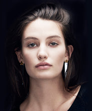 Load image into Gallery viewer, Dagger Silver Hinged Drop Earrings