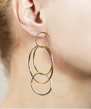 Load image into Gallery viewer, Galactic Gold Hoops