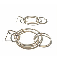 Load image into Gallery viewer, Galactic Silver Hoops