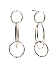 Load image into Gallery viewer, Galactic Silver Hoops