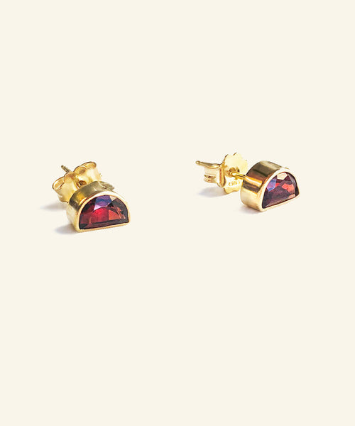 Pome Half Moon Studs