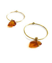 Load image into Gallery viewer, Kattegat Amber Hoops
