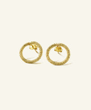 Load image into Gallery viewer, Eir Gold Loop earrings
