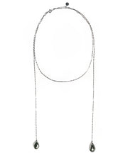 Load image into Gallery viewer, Tahitian double black pearl necklace