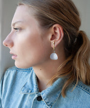 Load image into Gallery viewer, Pele Tears Agate Earrings