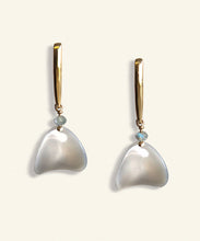 Load image into Gallery viewer, Pele Tears Agate Earrings