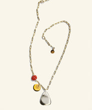 Load image into Gallery viewer, Silver  Bell Charm Necklace
