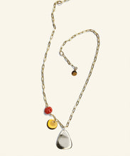 Load image into Gallery viewer, Silver  Bell Charm Necklace