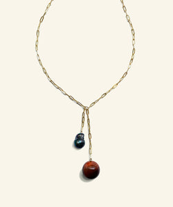 Artemisia knot necklace