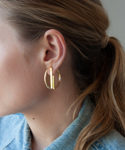 Circolo Gold Earrings
