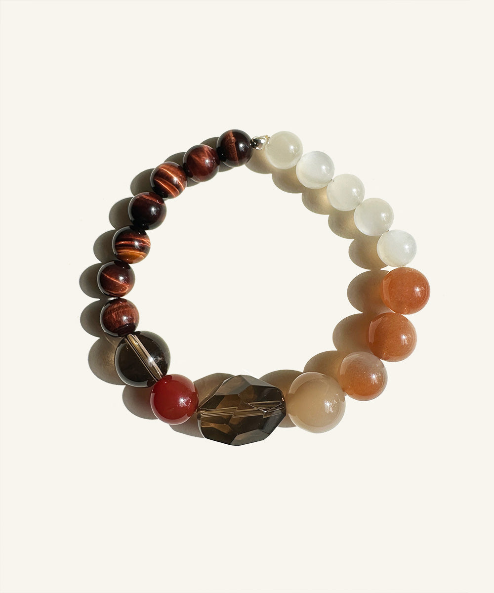 I AM INDEPENDENT Gemstone Bracelet