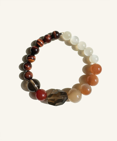 I AM INDEPENDENT Gemstone Bracelet