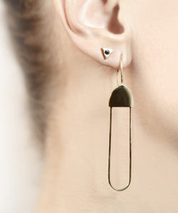 Gold Antenna Earrings