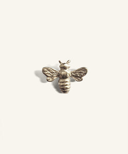 Bee silver stud