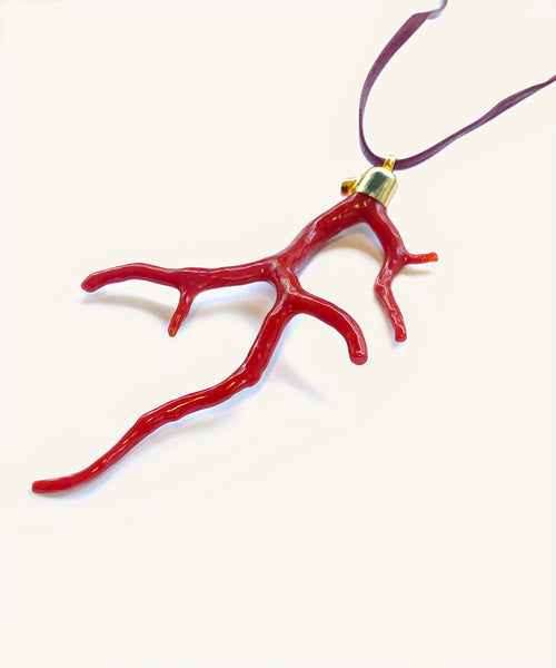 Venus Coral branch necklace POA