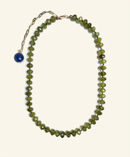 Load image into Gallery viewer, Anki green garnet chain necklace
