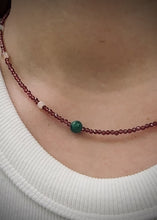 Load and play video in Gallery viewer, EKTA garnet necklace
